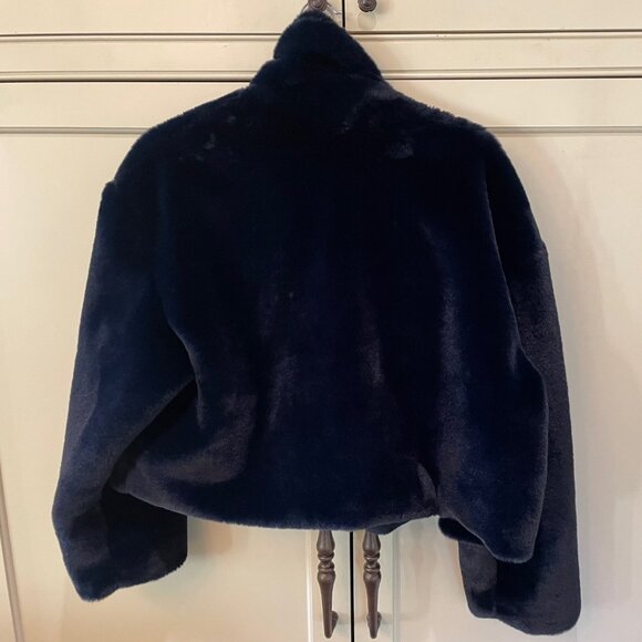 Koch Celese Jacket in Navy Faux, Size M - Picture 5 of 5